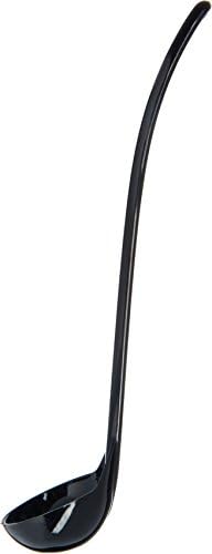 CARLISLE FOODSERVICE PRODUCTS 029503 Carly Plastic Dressing/Serving Ladle, 1 oz./9.5", Black