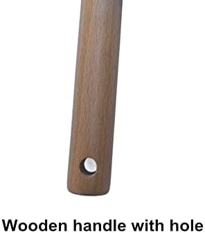 Larger Pizza Cutter Wheel with 3.54'' Stainless Steel Wheel, Pizza Slicer with Non-Slip Wooden Handle, Pizza Wheel for Pies Waffle Bread Dough Cookies Cake Pie Server