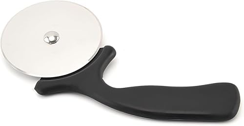 Pizza Cutter Wheel, Stainless Steel Slicer, Sharp Blade with Guard