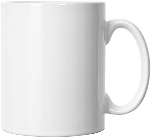 harebe 22 OZ Extra Large Coffee Mug, Smooth Ceramic Boss Giant Tea Cup Big Capacity and Handle for Dad Men, White