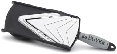 DeBuyer Konra Axis Mandoline Stainless Steel Food Fruit Veg Slicer in Black