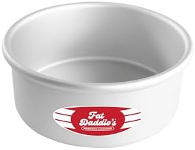 Fat Daddio's Anodized Aluminum Round Cake Pan, 7 x 3 Inch