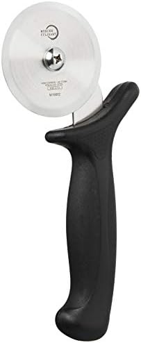 Mercer Culinary Millennia Pizza Cutter with Black Handle, 2.75 Inch Wheel, Stainless Steel
