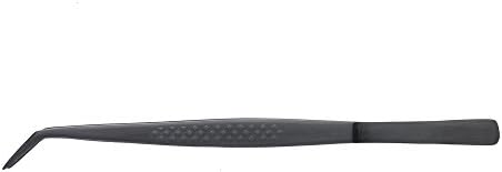 Mercer Culinary 18-8 Stainless Steel Precision Plus Chef Plating Tong, Fine Point, 6-1/8 Inch, Matte Black