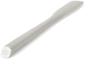 Calphalon Edge Jar Scraper, 9-Inch Silicone Jar Spatula, Flexible Cleaning Scraper for Jars, Bottles & Containers, Slim Heat-Resistant Nonstick-Safe Kitchen Tool, Taupe