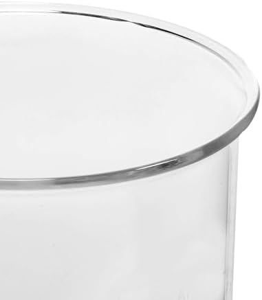 High Borosilicate Glass Measuring Cup-V-Shaped Spout，Glass Measuring Beaker for Kitchen or Restaurant, Easy to Read, 2000 ML (64 Oz, 8Cup)