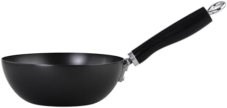 GoodCook Everyday Nonstick Wok, 8-Inch, Black, Carbon Steel Small Wok, High Wall Construction, Flat Base, Ergonomic Flame Guard Handle, Non-Stick Wok Pan for Stir Fry and Sautéing (Pack of 2)