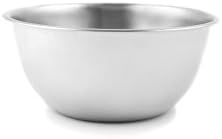 Fox Run Brands 2.75-Quart Stainless Steel Mixing Bowl, 9 x 9 x 4 inches, Metallic (Pack of 4)