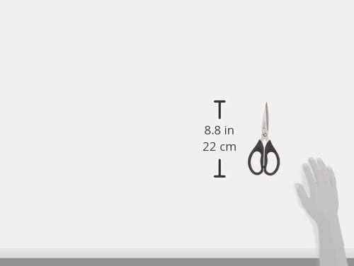 Sabatier 5091702 All Purpose High Carbon Stainless Steel Shears with Non-Slip Soft Grip Handle, Assorted