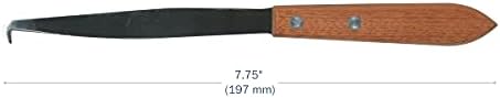 Apothecary Products 4" Stainless Steel Spatula and Blade, Wooden Handle