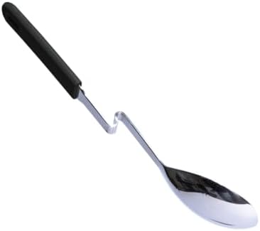 Souper Cubes Stainless Steel Spoon with Silicone Grip & Pot Hook, Charcoal