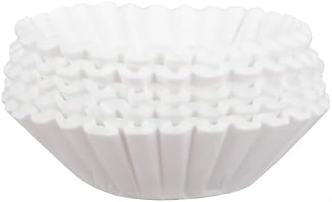 12-Cup Commercial Coffee Filters, Large Coffee Filters，Premium Quality, (9 ¾ Inch x 4 ¼ Inch) All-Natural, Big & Tall Filters Compatible with Coffee Machines - Woman Owned（300 Pack）