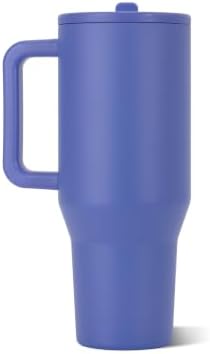 HydroJug Traveler 40oz, Insulated Tumbler with Handle & Straw, Berry Pop
