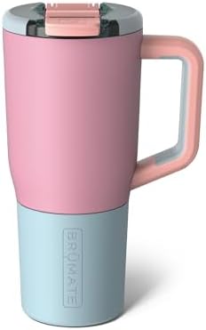 BrüMate Müv - 25oz 100% Leak Proof Insulated Coffee Mug with Handle & Lid - Stainless Steel Coffee Travel Mug - Double Walled Coffee Cup (Eclipse)