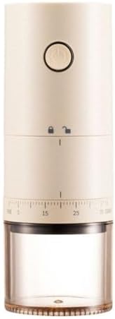 Portable Electric Burr Coffee Grinder with 38 Adjustable Grind Settings - USB Rechargeable Ceramic Core Conical Burr, Coffee Bean Grinder for Espresso, French Press, Travel, Camping, Home & Office Use
