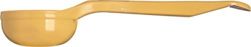 Carlisle FoodService Products 492104 Measure Miser Solid Measuring Spoon with Short Handle, 1 Ounce, Yellow