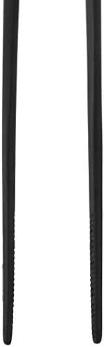 Mercer Culinary 18-8 Stainless Steel Precision Plus Chef Plating Tong, Offset, 6-1/2 Inch Tip, Matte Black