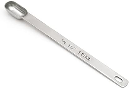 1PCS 1/4TSP(1.25ML) Measuring Spoon, Stainless Steel Long Handle Teaspoons