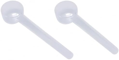 2 Teaspoon (2/3 Tablespoon | 10 mL) Long Handle Rounded Scoop for Coffee, Protein Powder, Pet Food, Spices, Grains, Dry Goods – Food-Grade BPA-Free (Pack of 2)