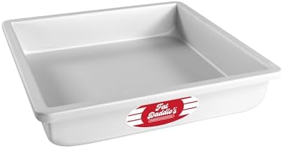 Fat Daddio's Anodized Aluminum Square Cake Pan, 10 x 2 Inch