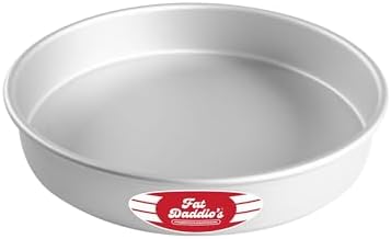Fat Daddio's Round Cake Pan, 11 x 2 Inch, Silver