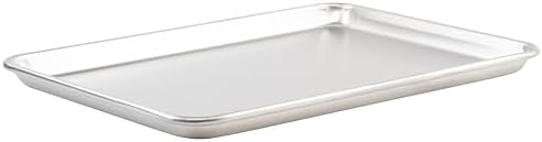 Winco 13" x 18" Aluminum Sheet Pan, 1/2 Size