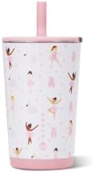 HydroJug Everyday Tumbler 14 Oz Ceramic-Lined Straw Cup Ballerina