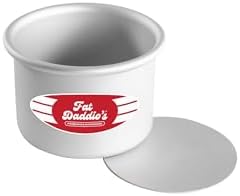 Fat Daddio's PCC-43 Anodized Aluminum Round Cheesecake Pan, 4 x 3 Inch