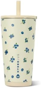 HydroJug Everyday Tumbler 20 oz, Ceramic-Lined Straw Cup, Freshly Pick'd