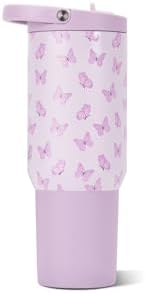HydroJug Sport 20 oz Insulated Stainless Steel Water Bottle, Flutter