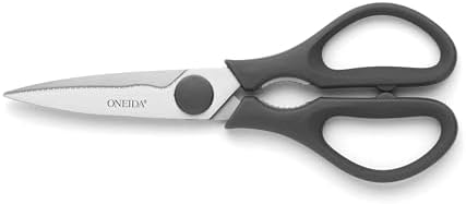 Oneida Preferred Stainless Steel Kitchen Shears and Utility Scissors – Durable Multipurpose Kitchen Tool for Cutting Meat, Herbs & Packaging