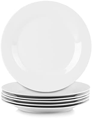 10 Strawberry Street Simply White 10.5" Round Dinner Plate, Set of 6