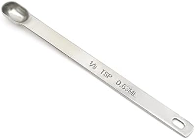 1PCS 1/8TSP(0.63ML) Measuring Spoon, Stainless Steel Long Handle Teaspoons