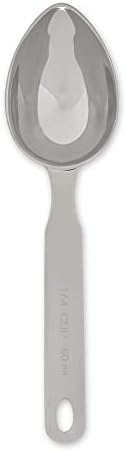 RSVP International Endurance Oval Measuring Scoop, 1/4 cup, Stainless Steel