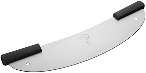 Mercer Culinary Pizza Rocker Knife, 20 Inch, Black Handles