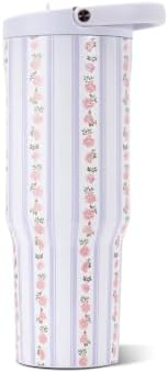 HydroJug Sport 32 oz Insulated Stainless Steel Water Bottle, Primrose