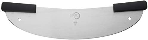 Mercer Culinary Pizza Rocker Knife, 20 Inch, Black Handles