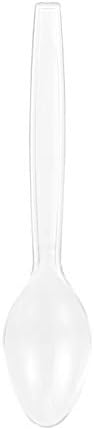 Glad Clear Disposable Cutlery Set with Heavy Duty Plastic Forks, Knives, and Spoons, Reusable Dishwasher Safe Plastic Utensils for Parties and Everyday Use, 24 Count (Pack of 3)