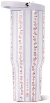 HydroJug Sport 32 oz Insulated Stainless Steel Water Bottle, Primrose