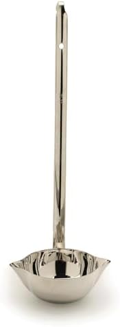 RSVP International Endurance Canning Collection Non-Reactive 18/8 Stainless Steel, Dishwasher Safe, Ladle, 13-1/2"