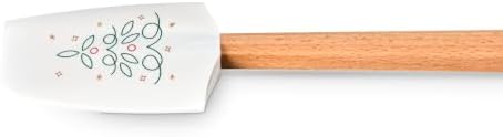 Le CLe Creuset Signature Silicone Medium Spatula, White/Tree Applique