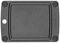 Epicurean All-In-One Cutting Board with Non-Slip Feet and Juice Groove, 10" × 7", Slate/Black