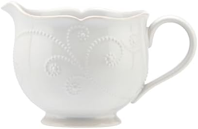 Lenox French Perle Sauce Pitcher, White -