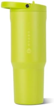 HydroJug Sport 40 oz Insulated Stainless Steel Water Bottle, Lemon Lime