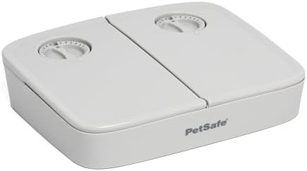 PetSafe Analog 2 Meal Pet Feeder, Dog & Cat, 3 Cup/16 oz, Tamper-Resistant