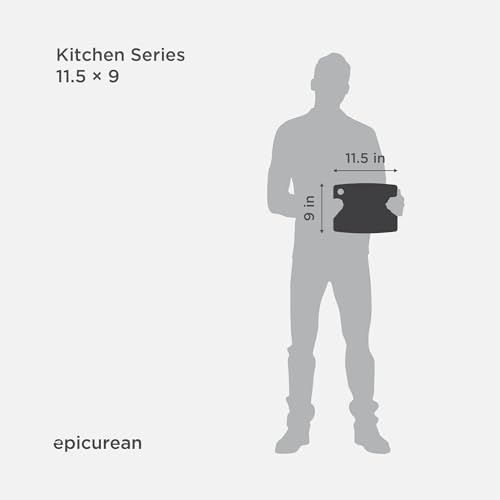 Epicurean Kitchen Series 11.5x9 Cutting Board, Composite, USA Made, Slate