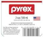 Pyrex Prepware 6001075 Measuring Cup, Red Graphics, Clear