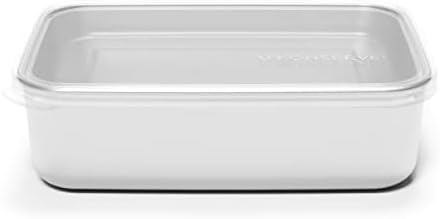 U-Konserve 45oz Stainless Steel Food Container Bento Box Clear Silicone Lid