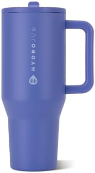 HydroJug Traveler 40oz, Insulated Tumbler with Handle & Straw, Berry Pop