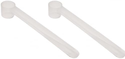 1/2 Teaspoon (2.5 mL) Long Handle Plastic Measuring Spoon for Coffee, Protein Powder, Pet Food, Spices, Grains, Dry Goods – Food-Grade BPA-Free (Pack of 2)